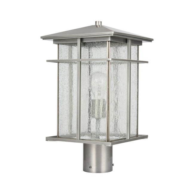 89376/1 - Oak Park 17'' High 1-Light Outdoor Post Light - Antique Brushed Aluminum