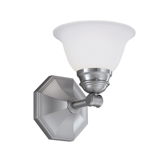 8941-BN-FR - Kathryn 1 Lt Vanity Sconce - Brushed Nickel