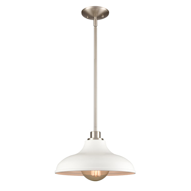 89424/1 - Grenville 13'' Wide 1-Light Pendant - Brushed Nickel