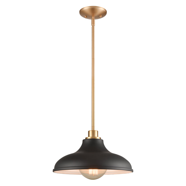 89434/1 - Grenville 13'' Wide 1-Light Pendant - Brushed Gold