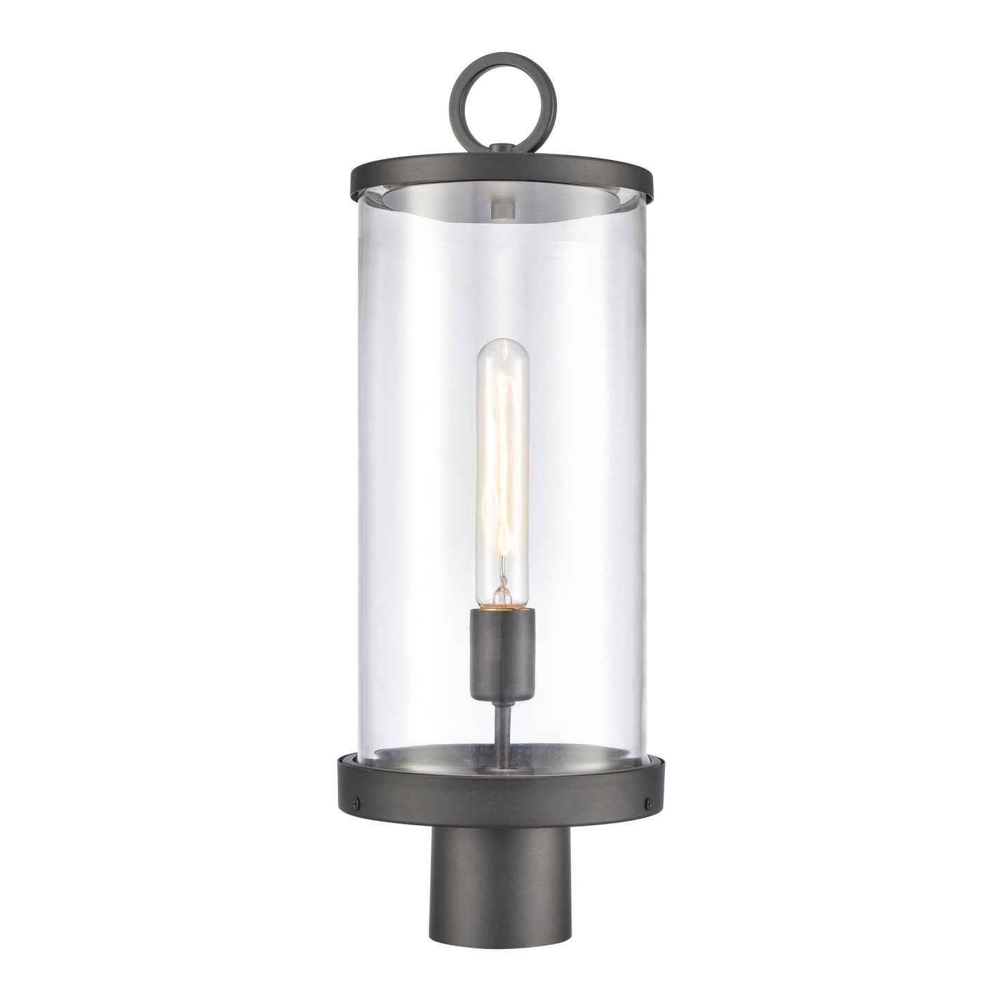 89496/1 - Hopkins 20.75'' High 1-Light Outdoor Post Light - Charcoal Black