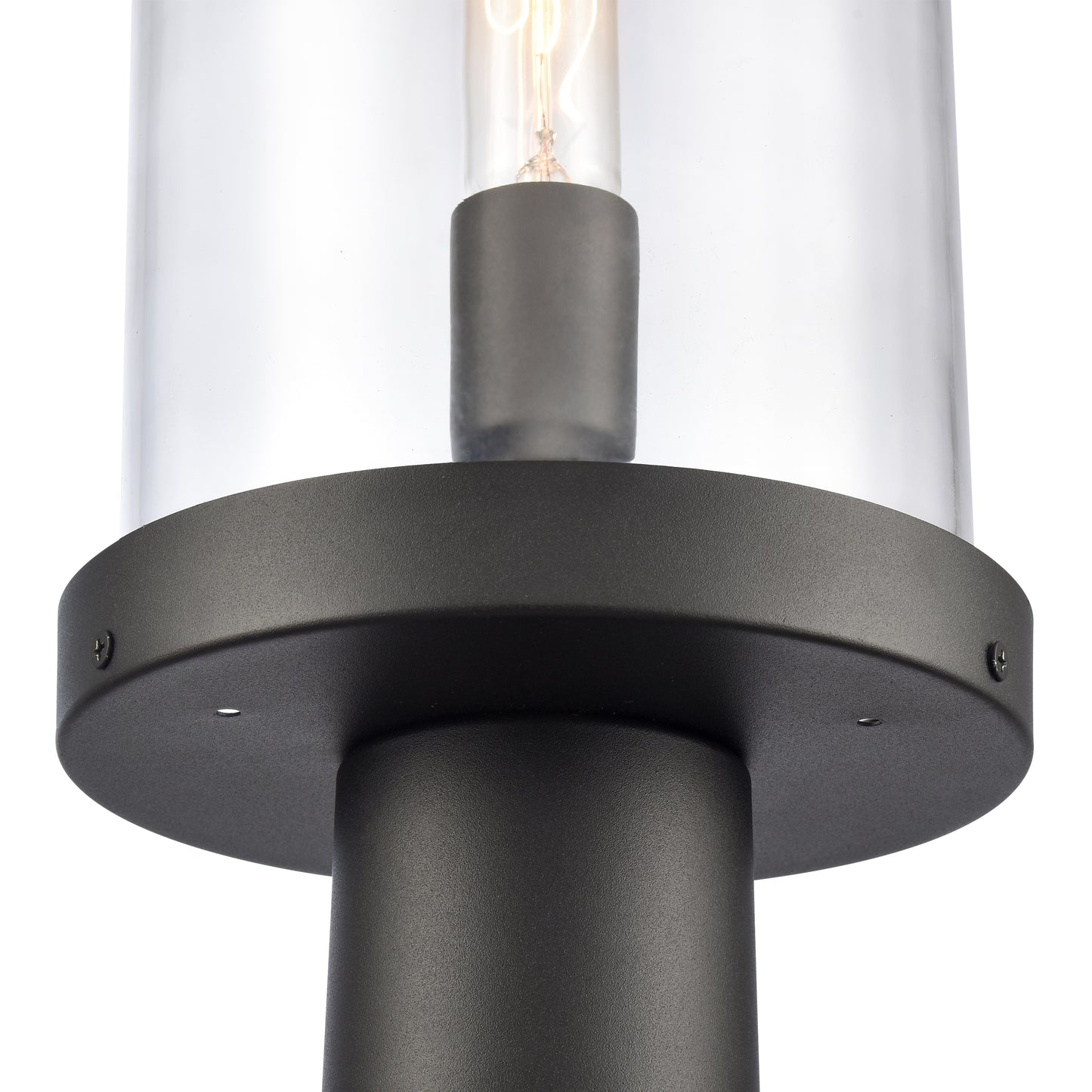 89496/1 - Hopkins 20.75'' High 1-Light Outdoor Post Light - Charcoal Black