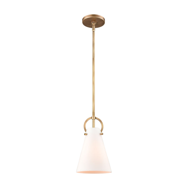 89505/1 - Gabby 7'' Wide 1-Light Mini Pendant - Brass