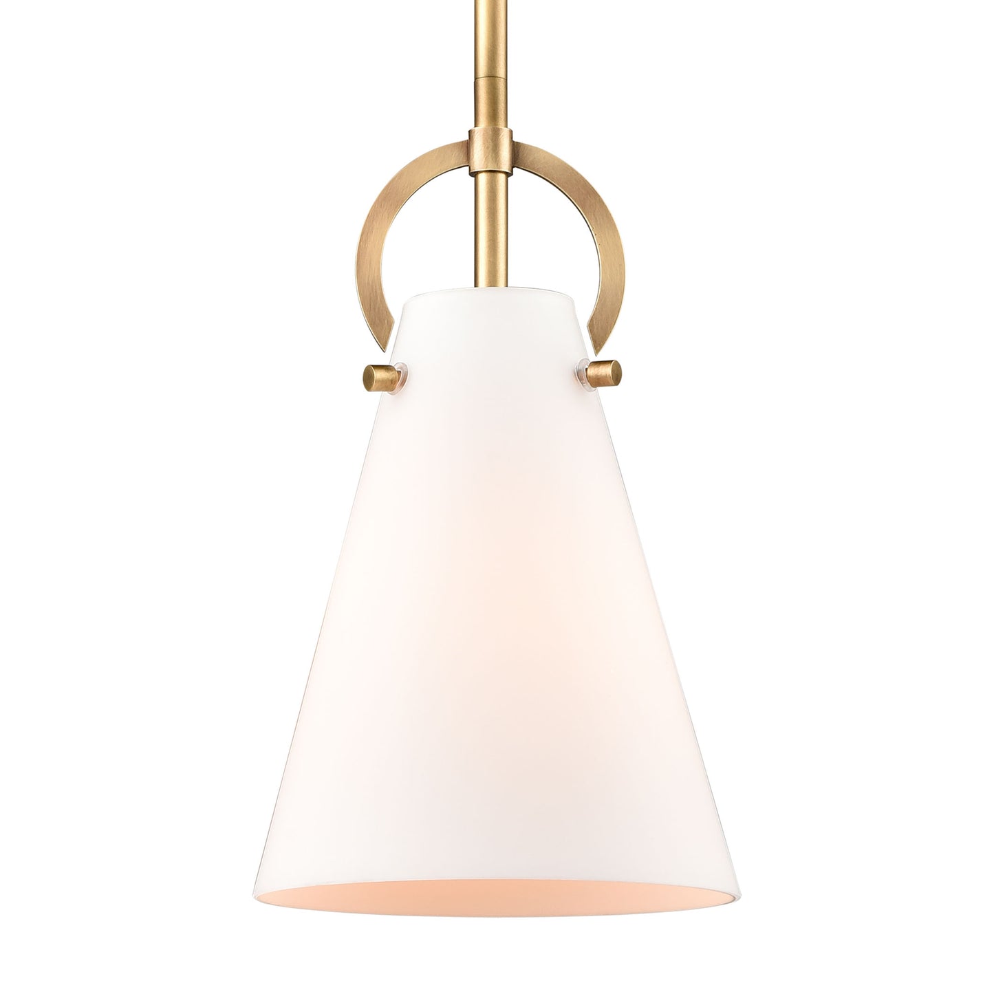 89505/1 - Gabby 7'' Wide 1-Light Mini Pendant - Brass