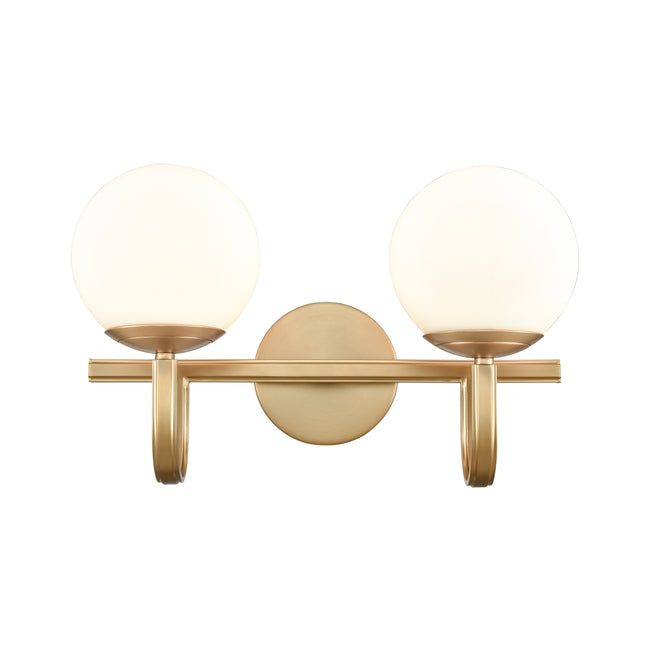 89671/2 - Caroline 16'' Wide 2-Light Vanity Light - Brushed Gold