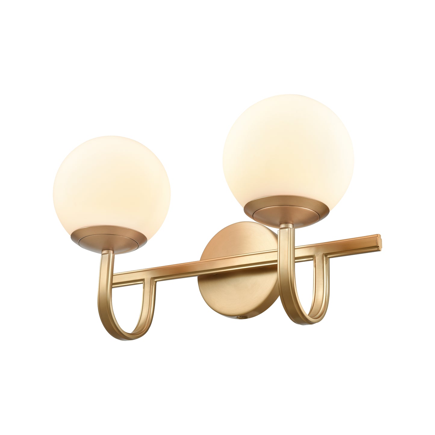 89671/2 - Caroline 16'' Wide 2-Light Vanity Light - Brushed Gold