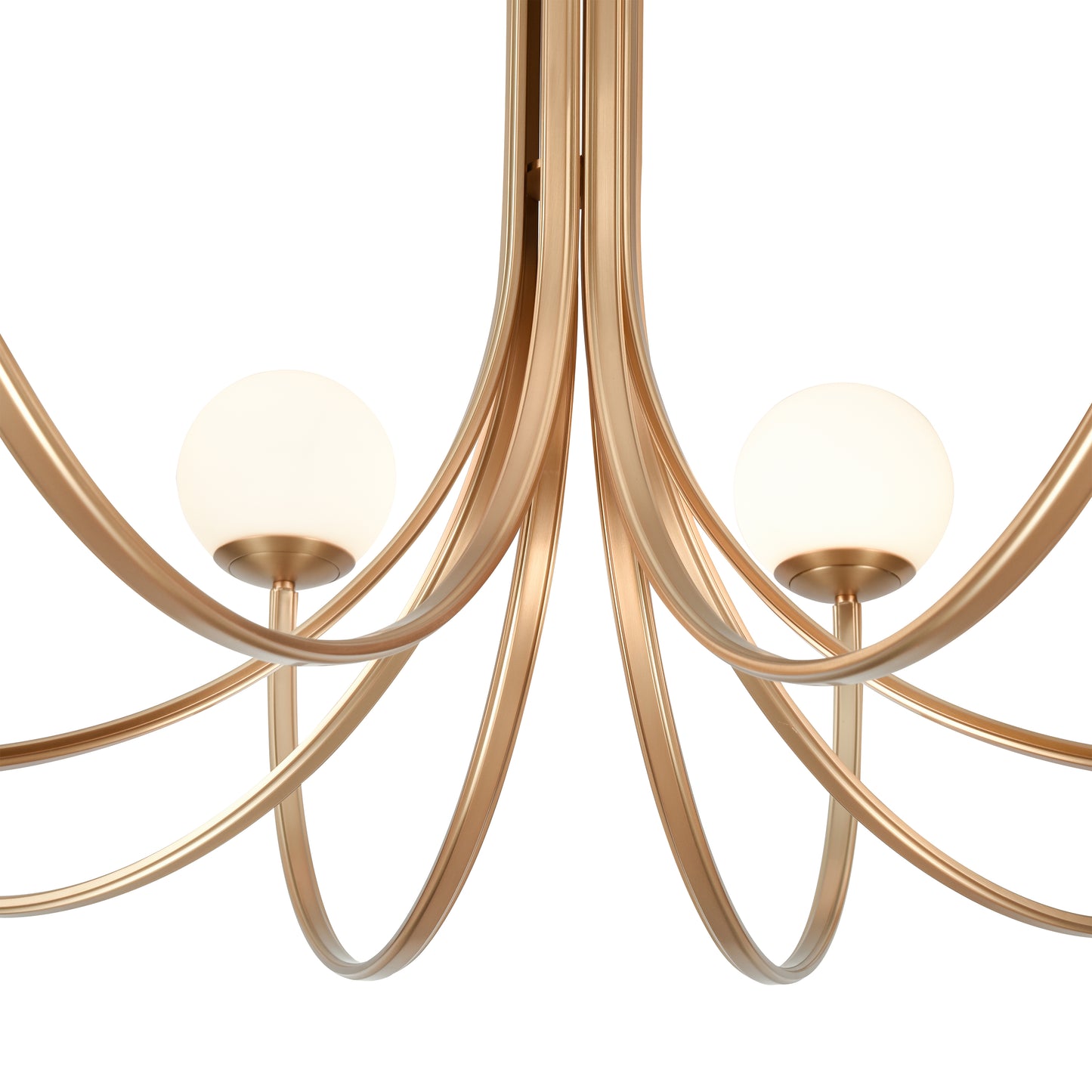 89679/8 - Caroline 54'' Wide 8-Light Chandelier - Brushed Gold