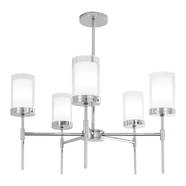 8971-PN-CL - Kimberly Chandelier - Polished Nickel