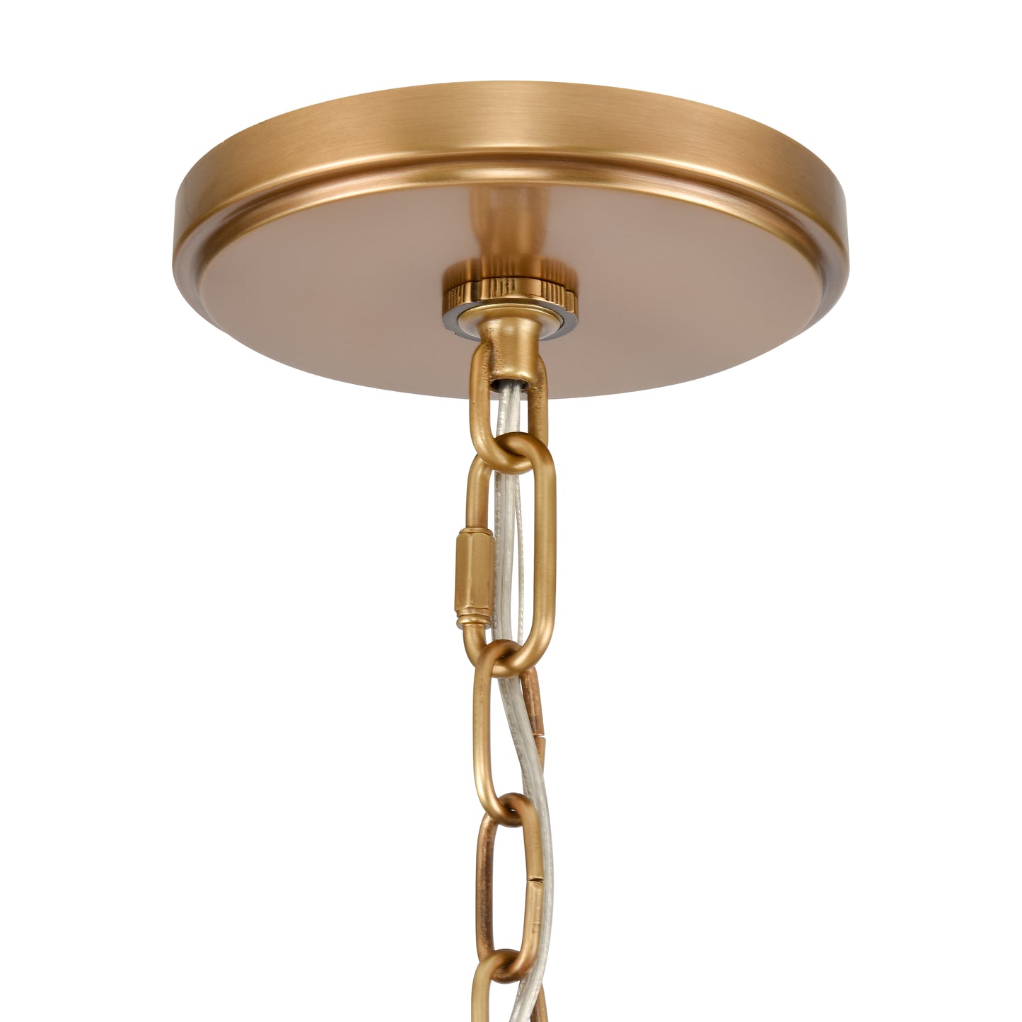 89719/8+4 - Neville 34'' Wide 12-Light Chandelier - Natural Brass