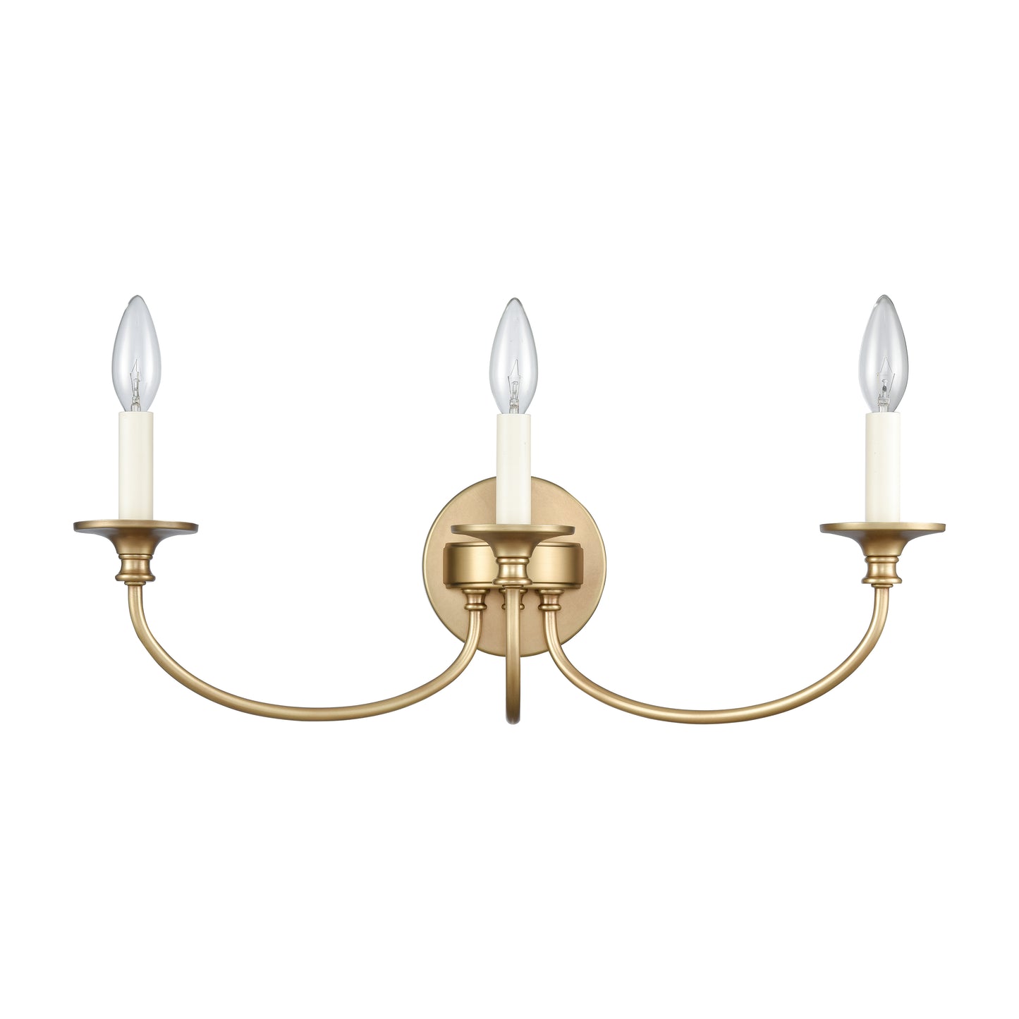 89722/3 - Cecil 22'' Wide 3-Light Vanity Light - Natural Brass