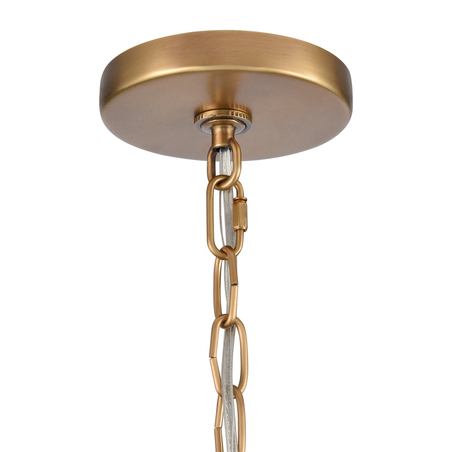 89726/8 - Cecil 28'' Wide 8-Light Chandelier - Natural Brass