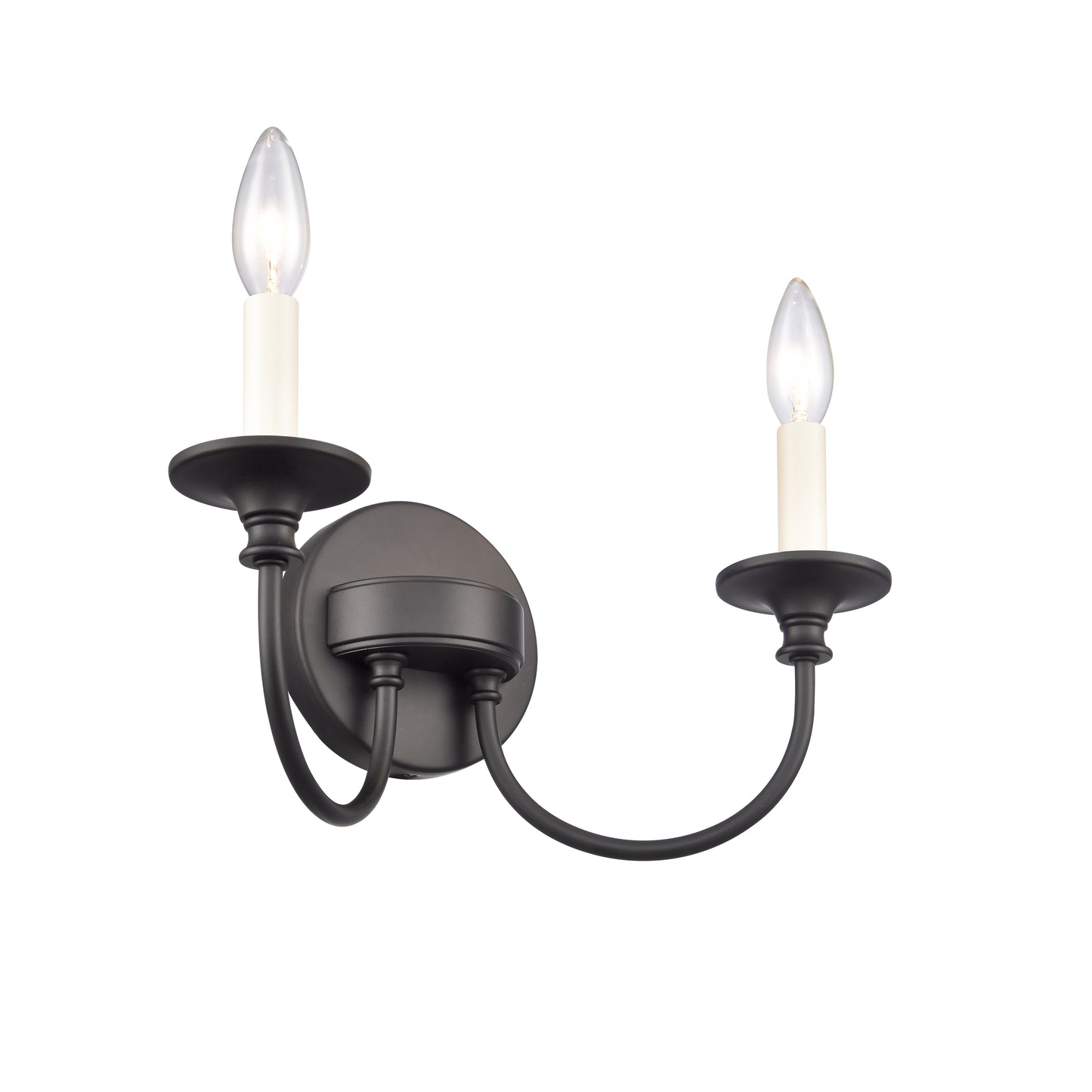 89731/2 - Cecil 14'' Wide 2-Light Vanity Light - Matte Black