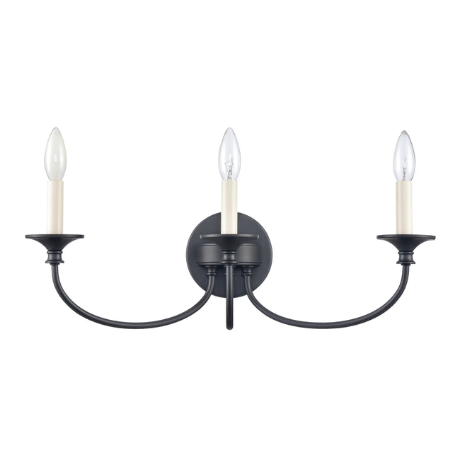 89732/3 - Cecil 22'' Wide 3-Light Vanity Light - Matte Black