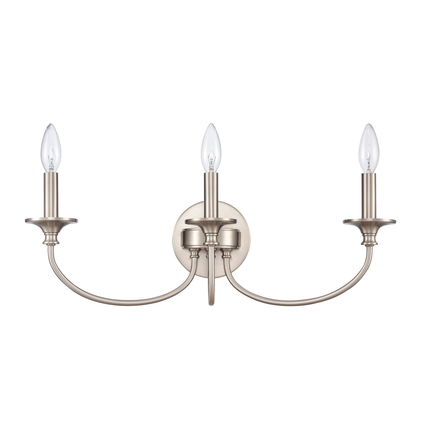 89742/3 - Cecil 22'' Wide 3-Light Vanity Light - Brushed Nickel