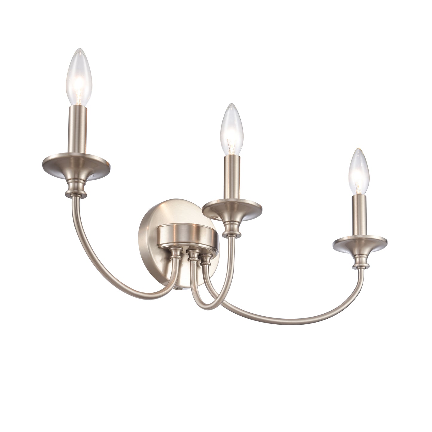 89742/3 - Cecil 22'' Wide 3-Light Vanity Light - Brushed Nickel