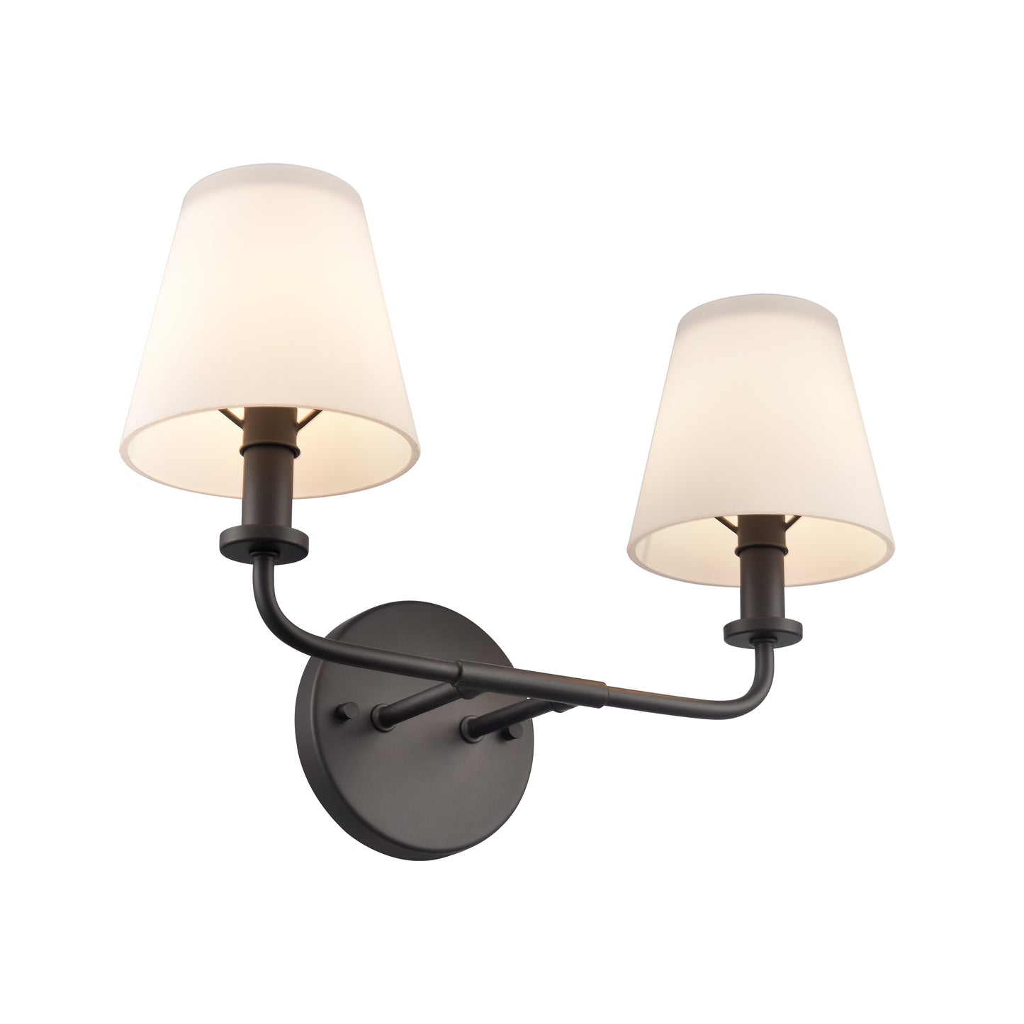 89781/2 - Hoyle 16'' Wide 2-Light Vanity Light - Matte Black