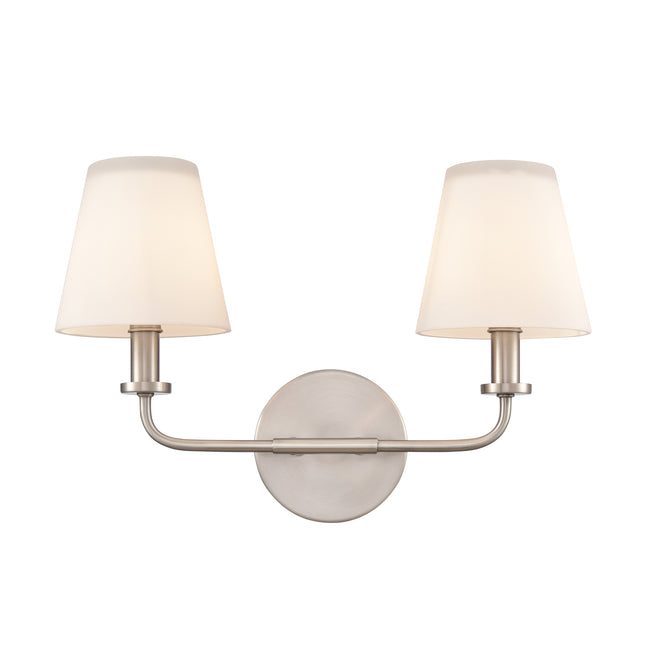 89791/2 - Hoyle 16'' Wide 2-Light Vanity Light - Antique Nickel