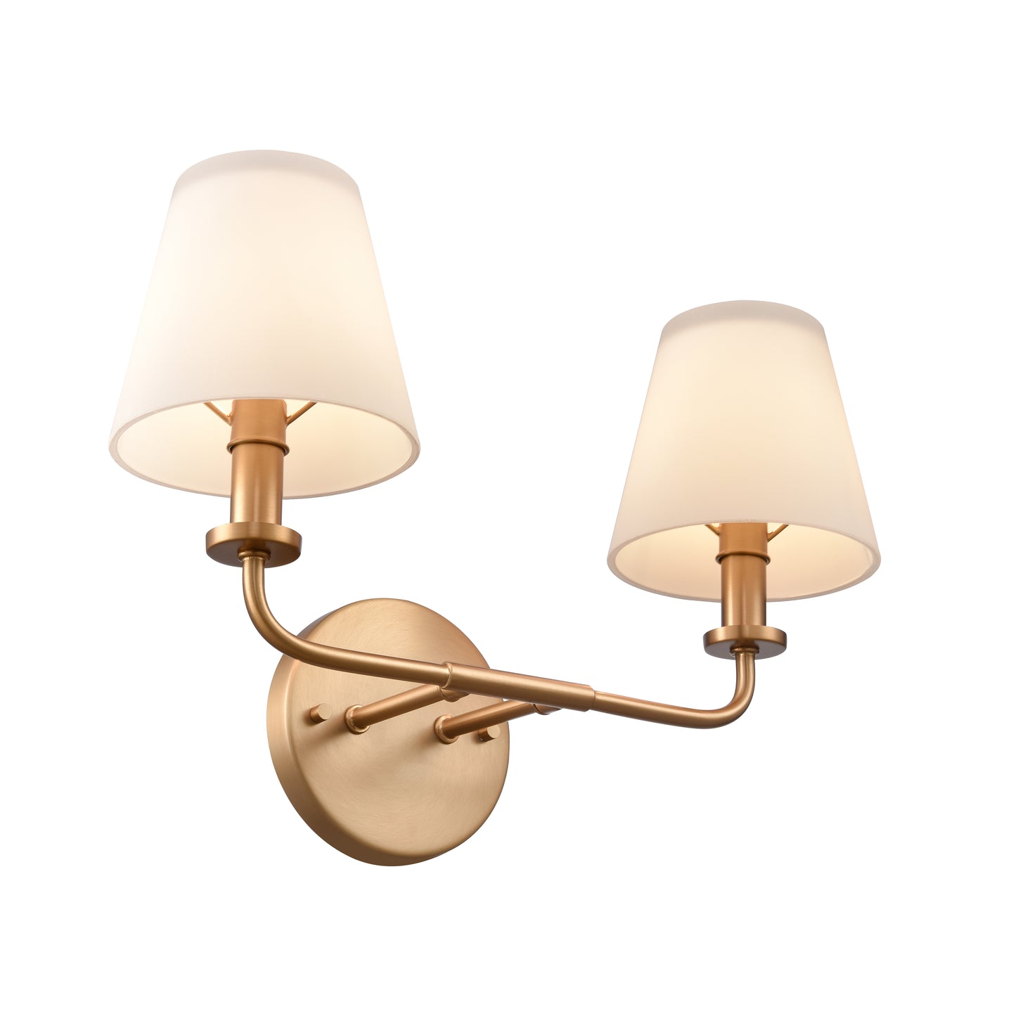 89801/2 - Hoyle 16'' Wide 2-Light Vanity Light - Brushed Gold