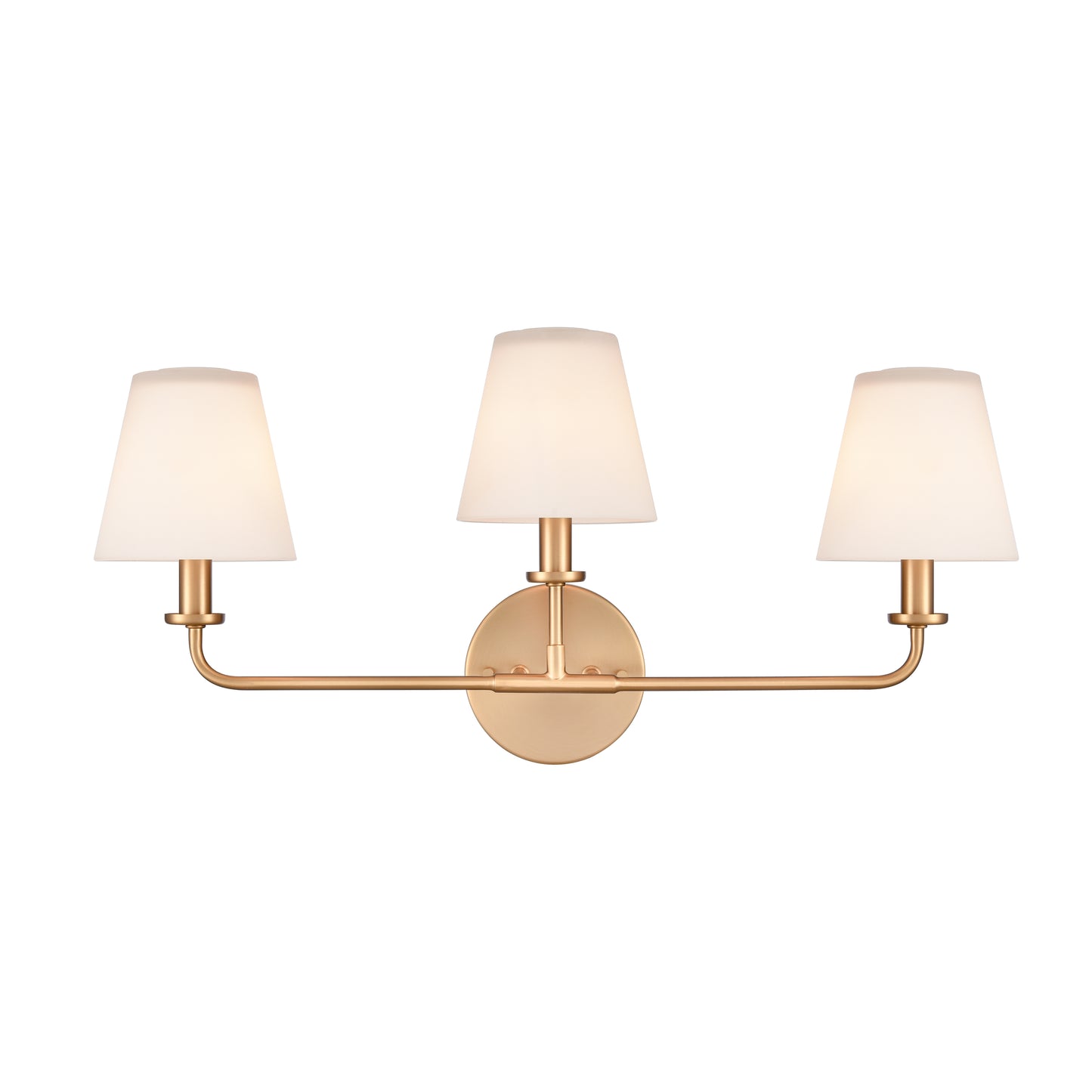 89802/3 - Hoyle 24'' Wide 3-Light Vanity Light - Brushed Gold