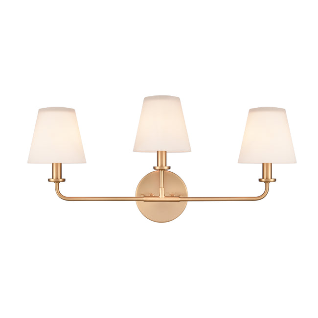 89802/3 - Hoyle 24'' Wide 3-Light Vanity Light - Brushed Gold