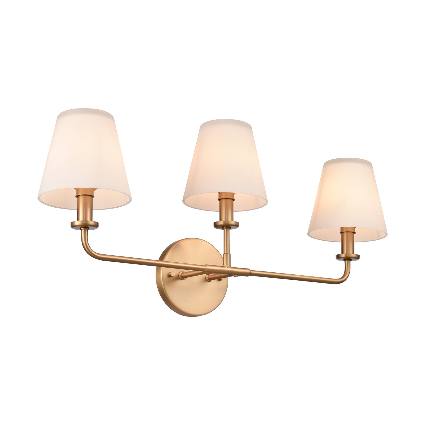 89802/3 - Hoyle 24'' Wide 3-Light Vanity Light - Brushed Gold