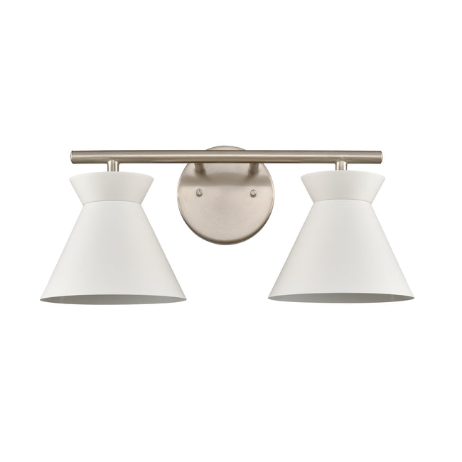 89821/2 - Forme 18'' Wide 2-Light Vanity Light - Brushed Nickel