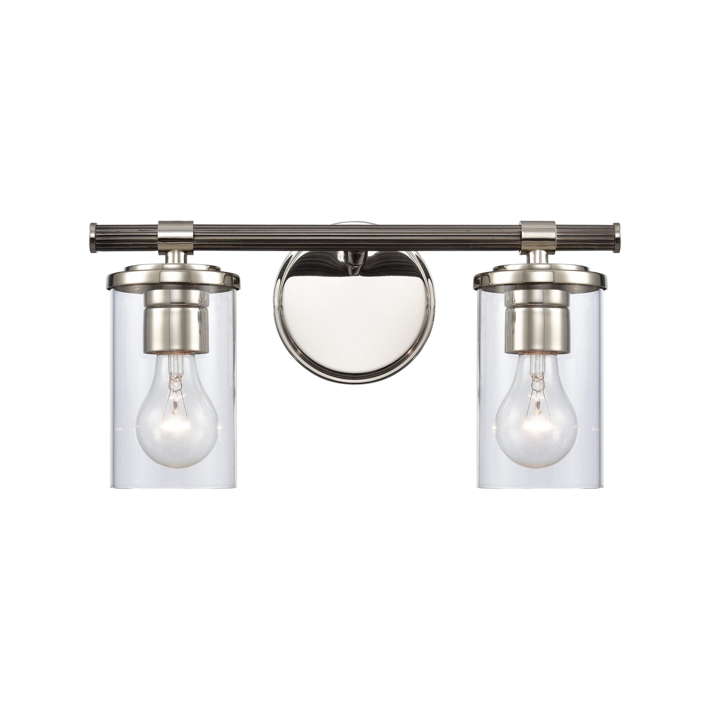 89851/2 - Burrow 15'' Wide 2-Light Vanity Light - Polished Nickel