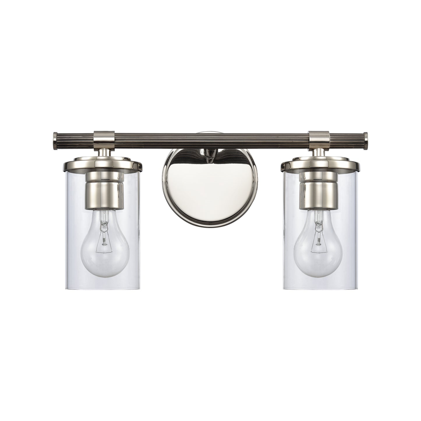 89851/2 - Burrow 15'' Wide 2-Light Vanity Light - Polished Nickel