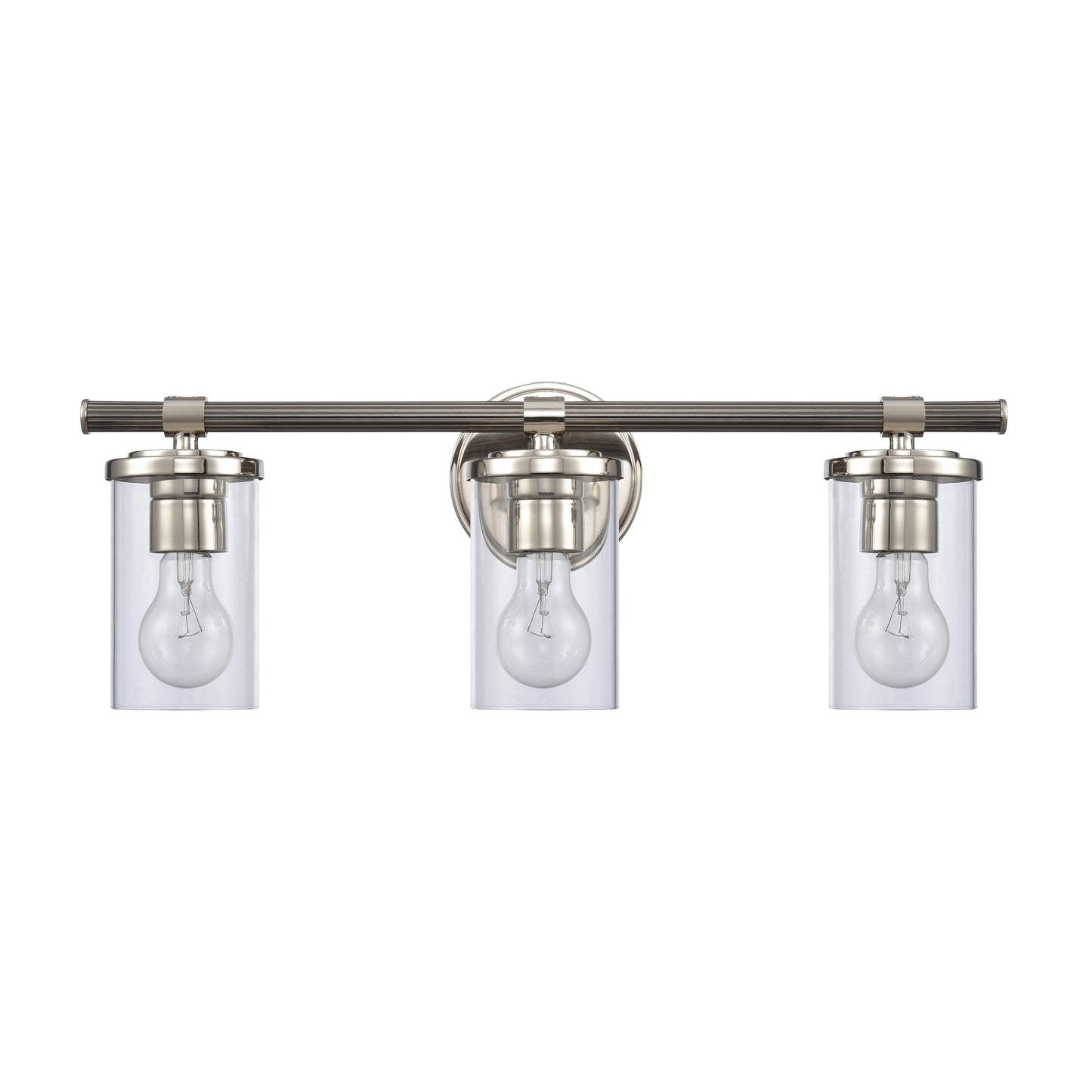 89852/3 - Burrow 22'' Wide 3-Light Vanity Light - Polished Nickel