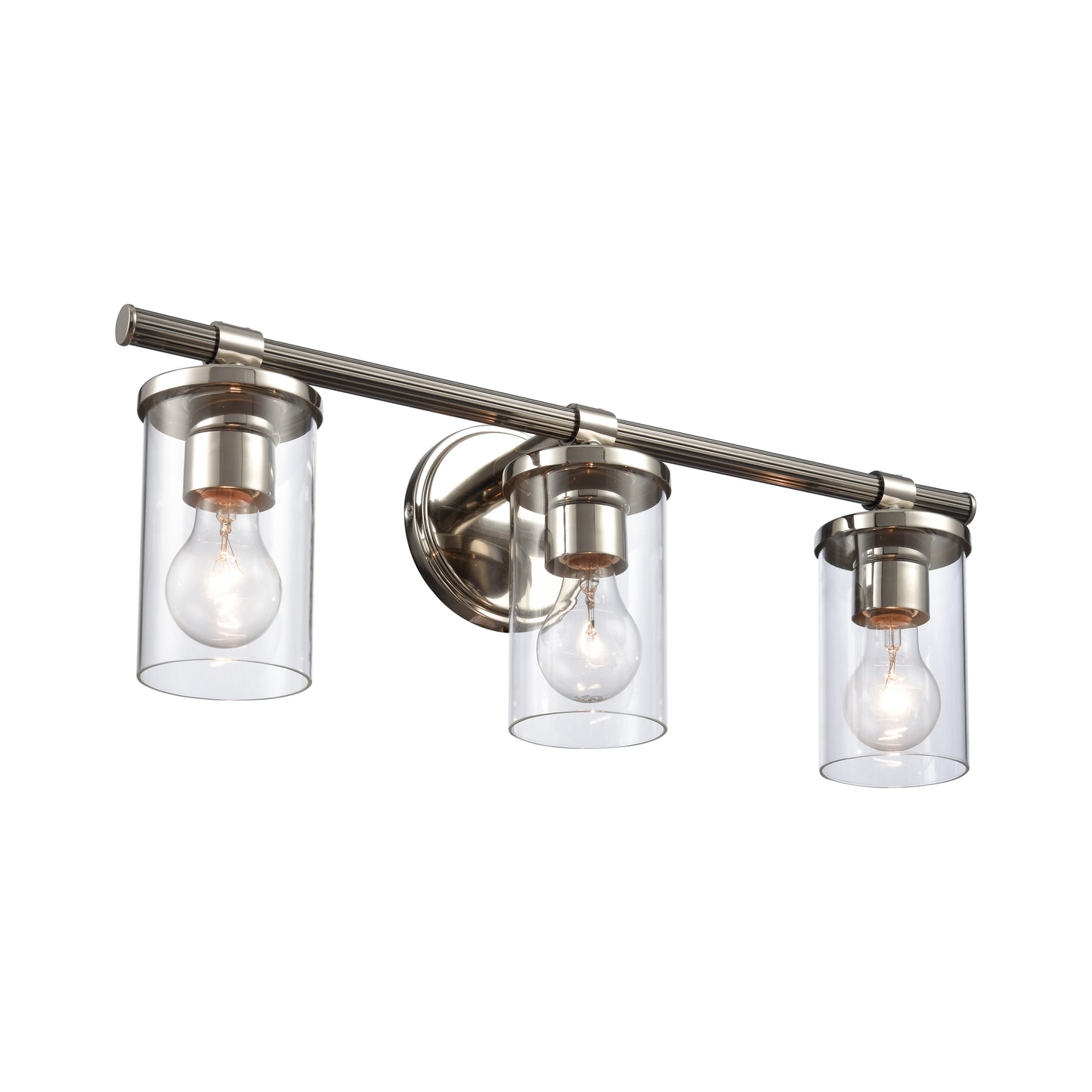 89852/3 - Burrow 22'' Wide 3-Light Vanity Light - Polished Nickel