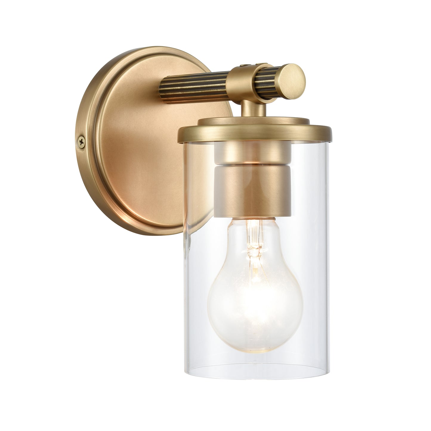 89860/1 - Burrow 5'' Wide 1-Light Vanity Light - Natural Brass