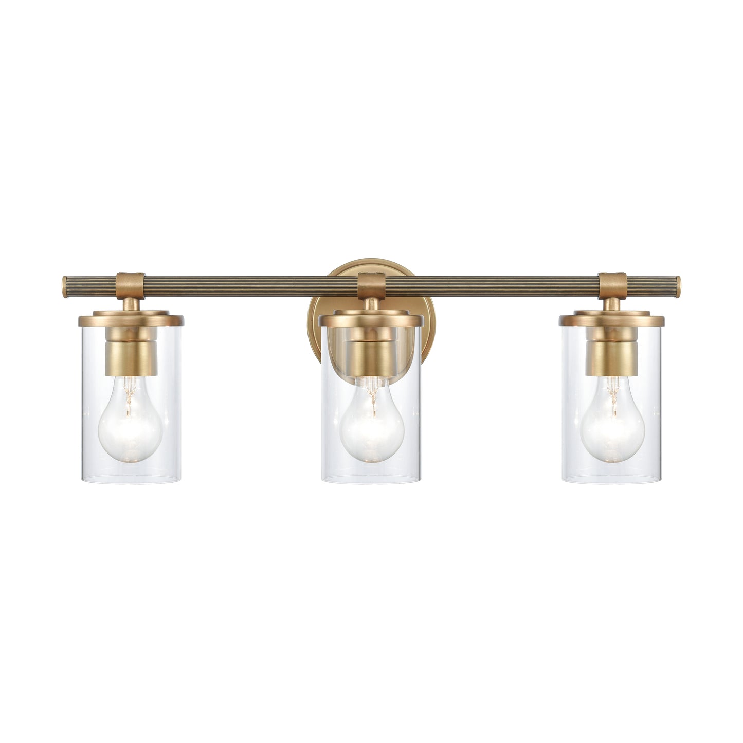 89862/3 - Burrow 22'' Wide 3-Light Vanity Light - Natural Brass