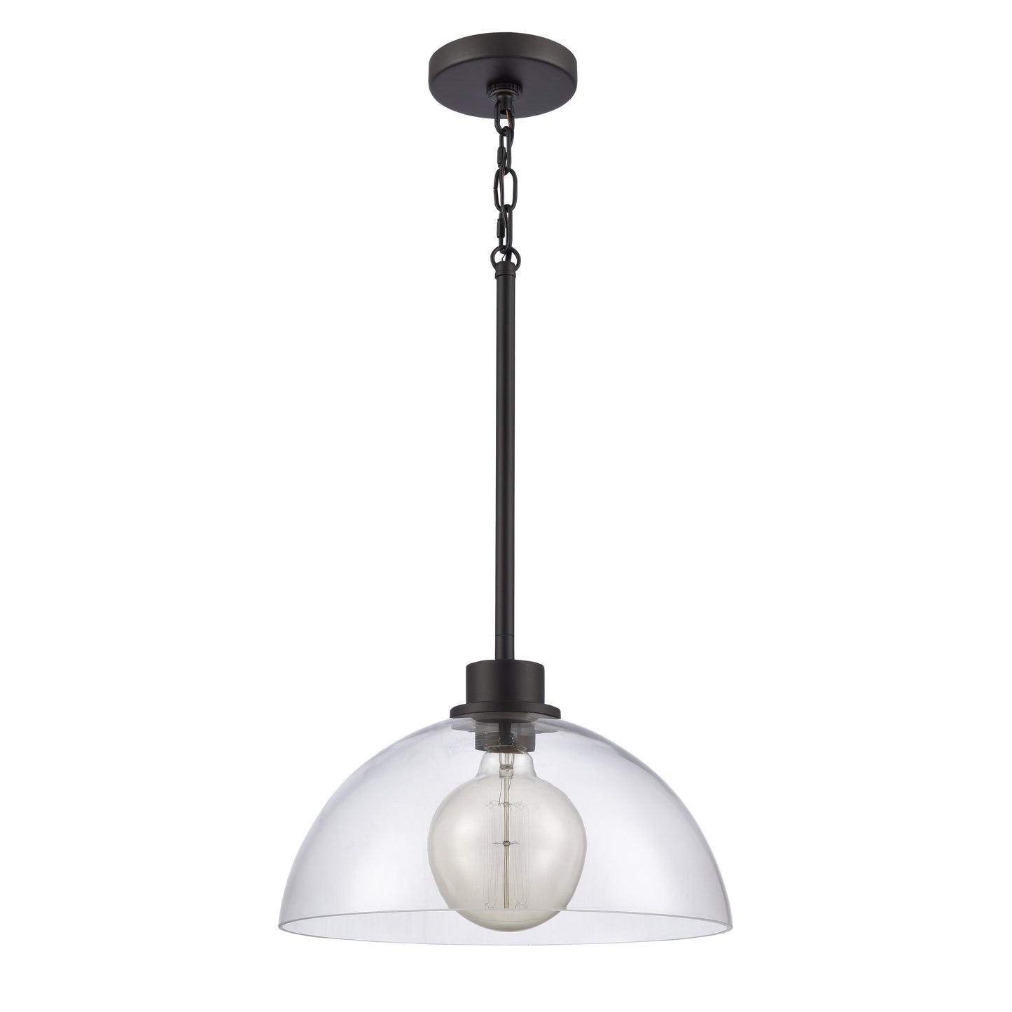 89905/1 - Julian 14'' Wide 1-Light Pendant - Matte Black