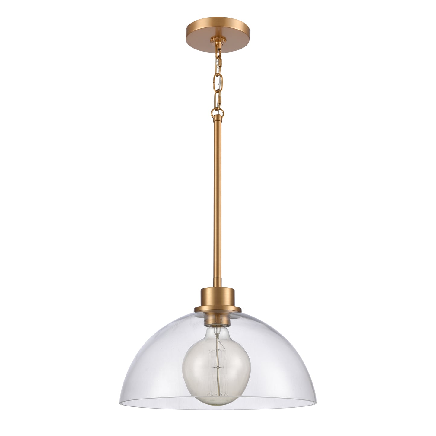 89915/1 - Julian 14'' Wide 1-Light Pendant - Brushed Gold