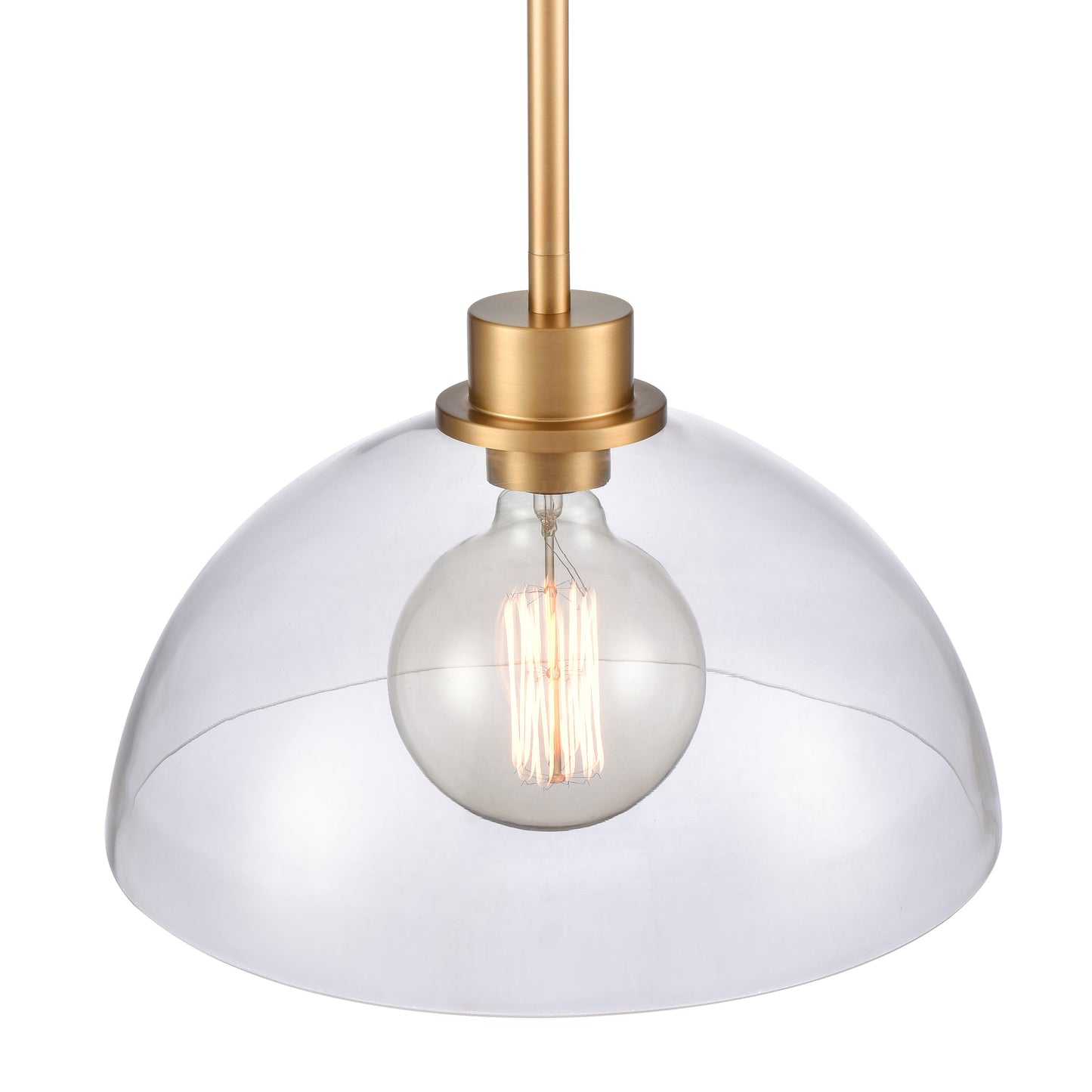 89915/1 - Julian 14'' Wide 1-Light Pendant - Brushed Gold