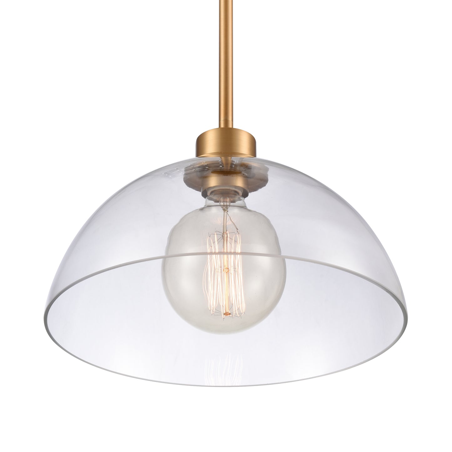 89915/1 - Julian 14'' Wide 1-Light Pendant - Brushed Gold