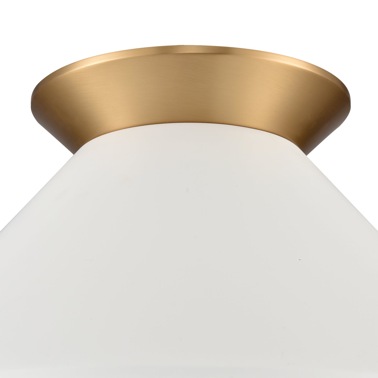 89983/1 - Cavendish 16'' Wide 1-Light Semi Flush Mount - Brushed Gold