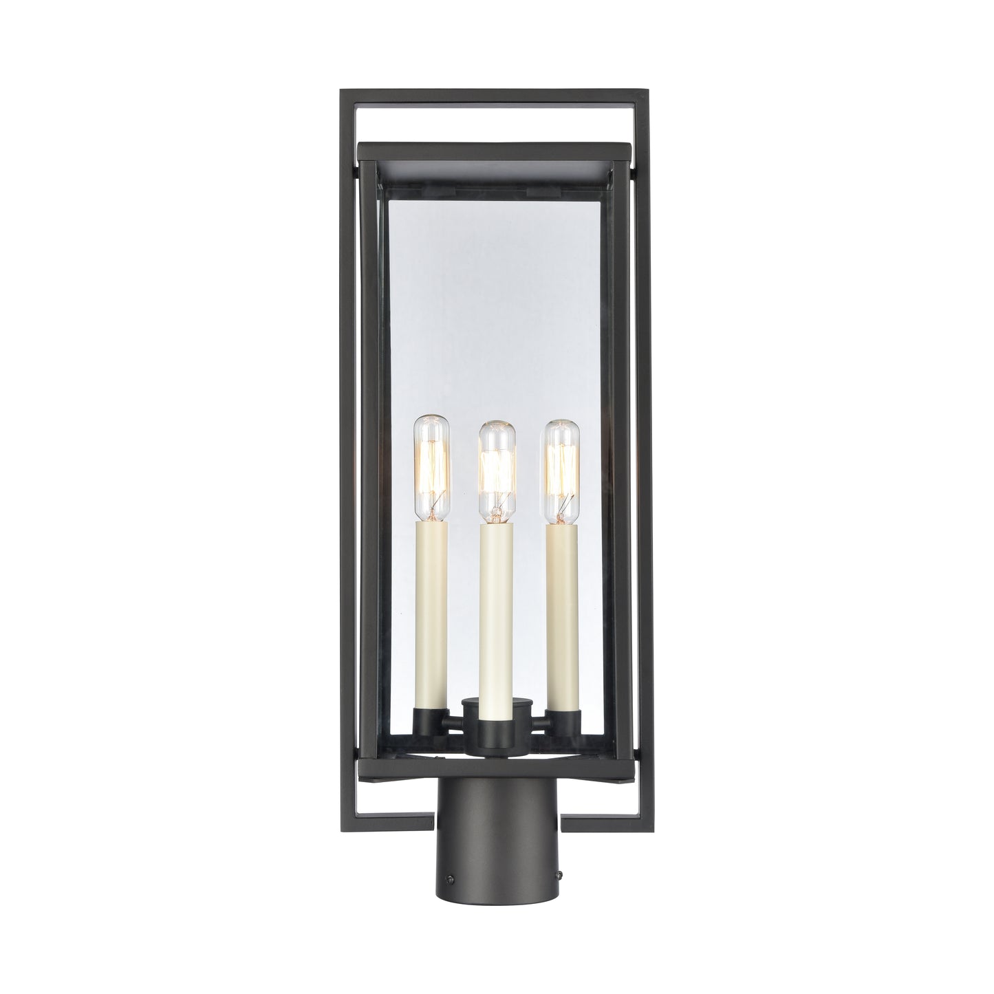 90005/3 - Gladwyn 21.5'' High 3-Light Outdoor Post Light - Matte Black