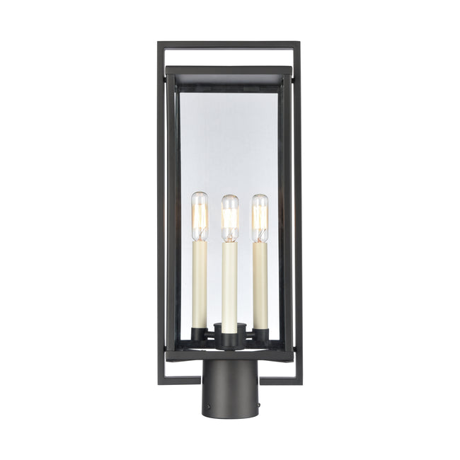 90005/3 - Gladwyn 21.5'' High 3-Light Outdoor Post Light - Matte Black