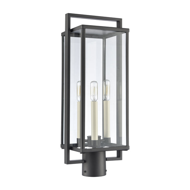 90005/3 - Gladwyn 21.5'' High 3-Light Outdoor Post Light - Matte Black