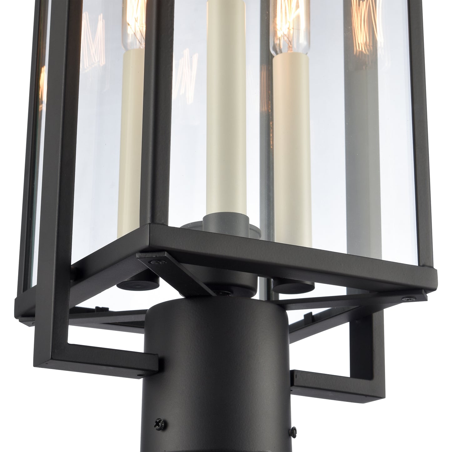 90005/3 - Gladwyn 21.5'' High 3-Light Outdoor Post Light - Matte Black