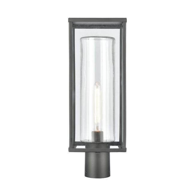 90014/1 - Augusta 19.75'' High 1-Light Outdoor Post Light - Matte Black