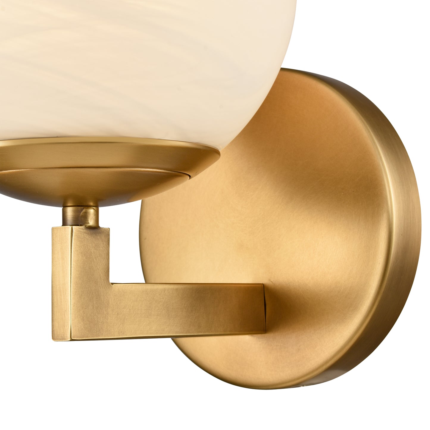 90080/1 - Gillian 6'' Wide 1-Light Vanity Light - Natural Brass