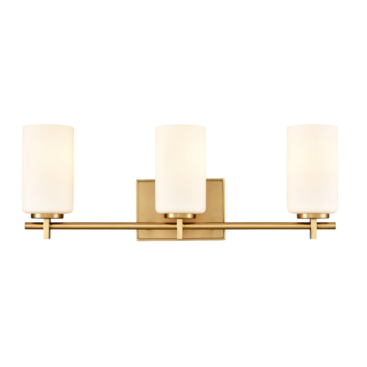 90162/3 - Denver 21.5'' Wide 3-Light Vanity Light - Lacquered Brass