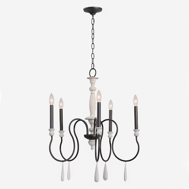 90201/5 - Brownell 24.5'' Wide 5-Light Chandelier - Anvil Iron