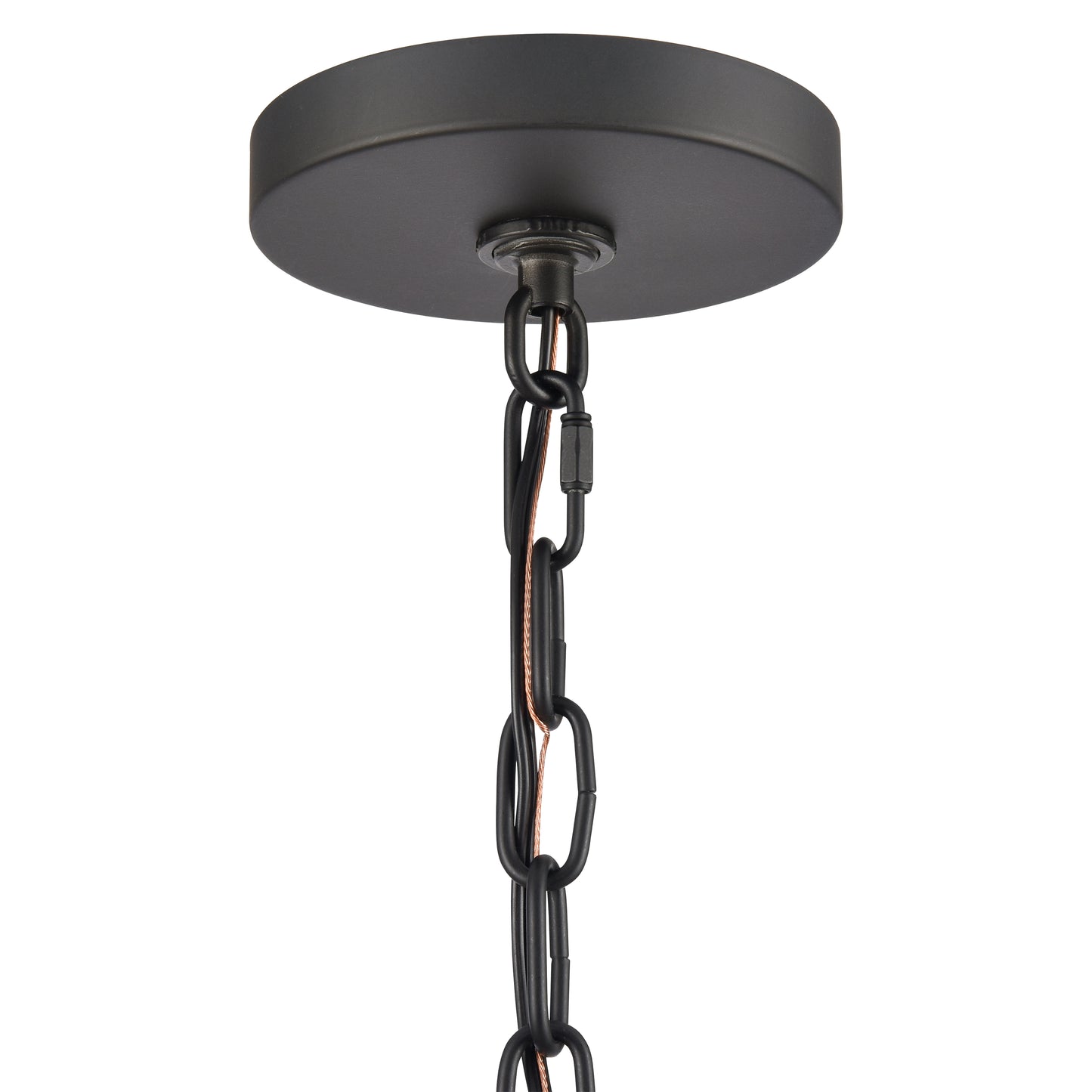 90210/6 - Ellisville 30'' Wide 6-Light Chandelier - Matte Black