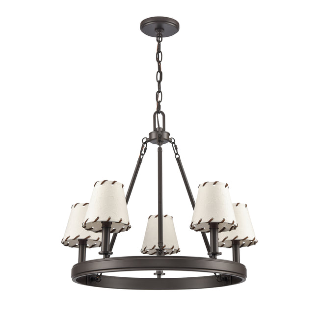 90273/5 - Marion 24.5'' Wide 5-Light Chandelier - Oil Rubbed Bronze