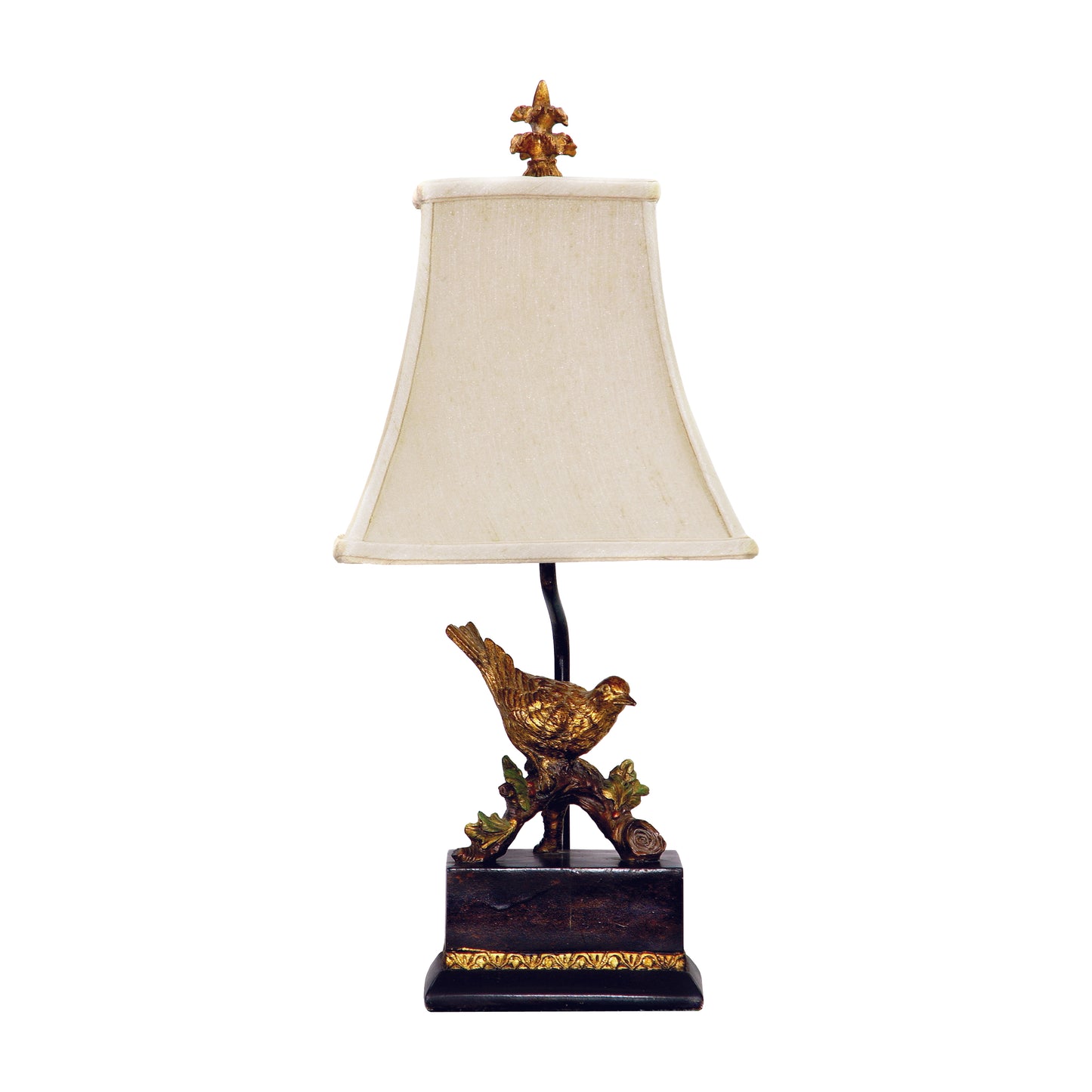 91-171 - Perching Robin 21'' High 1-Light Table Lamp - Antique Black