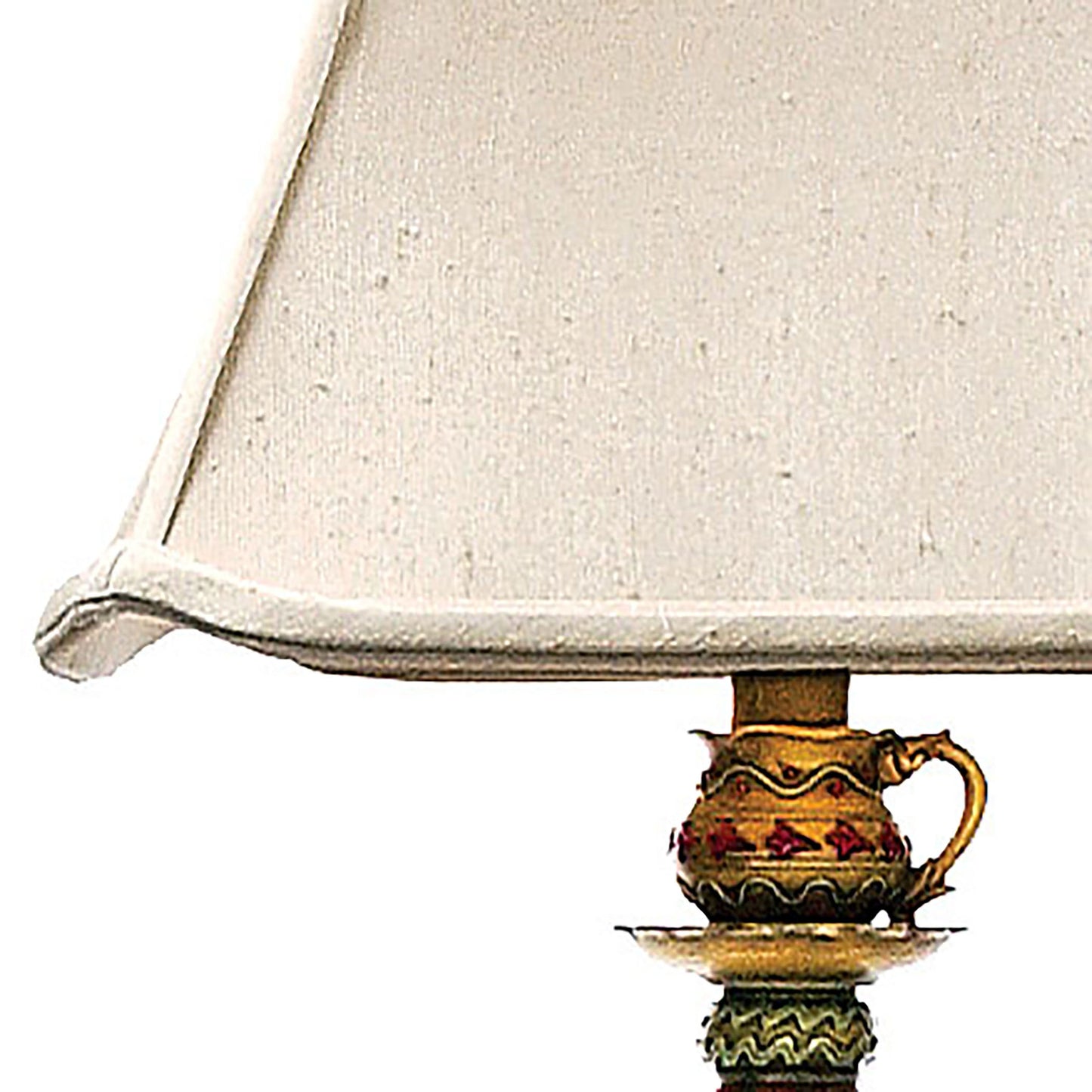 91-253 - Tea Service 35'' High 1-Light Table Lamp - Multicolor