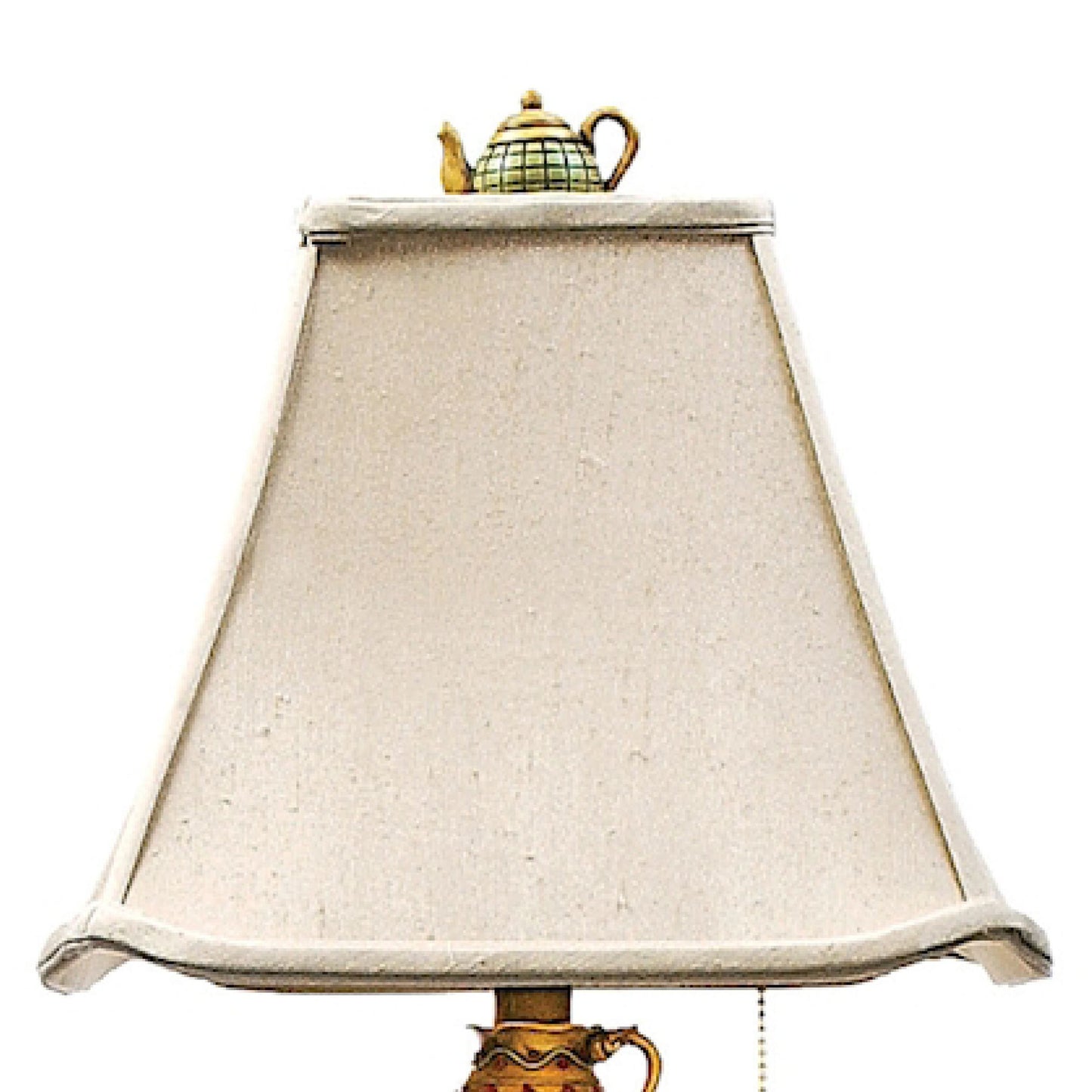 91-253 - Tea Service 35'' High 1-Light Table Lamp - Multicolor